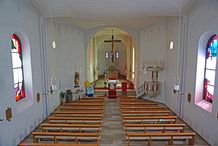 Das Kirchenschiff in seiner heutigen Gestalt.